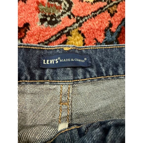 Premium 501 Levi's Jeans Cut off Shorts Denim Distressed Vintage Wedgie 28 High - Picture 4 of 10